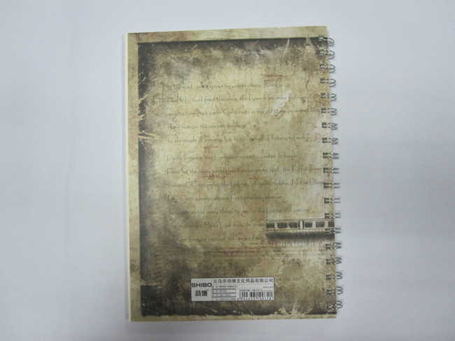 A5 single subject hardcover spiral notebook college ruled 