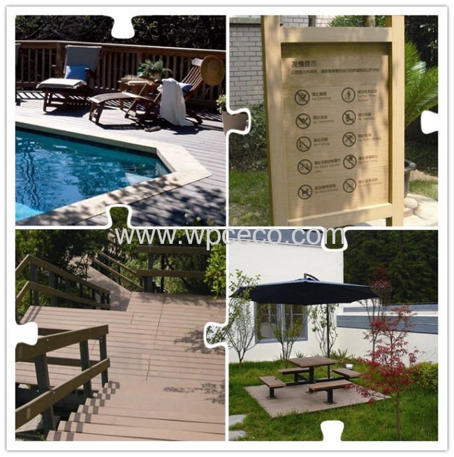2013 Fire-resistant waterproof and Environmental protection wpc decking