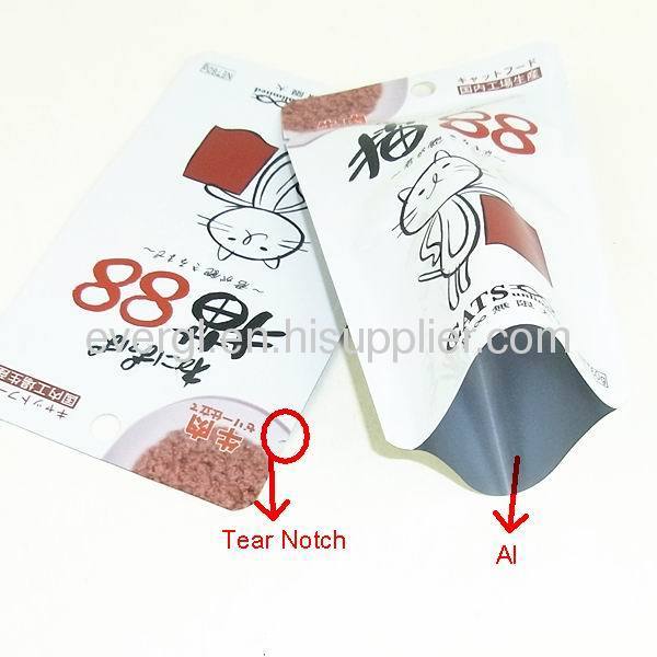 Printed food packaging aluminum plastic bags for beef