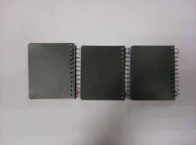 4 subjectA7 PP cover spiral notebook/notepad