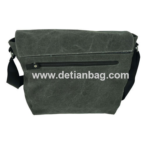 Best large durable personalized plain canvas messenger bag for men