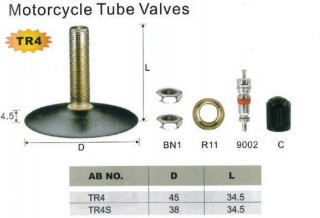 Stainless Steel Motorcycle Tire Valve