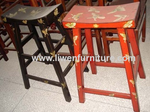 Chinese classical painted stool