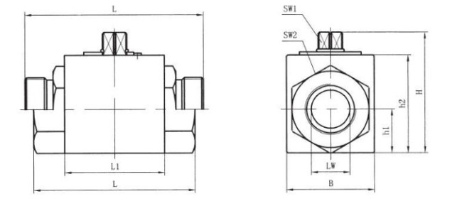 KHB-NPT Series High Pressure Ball Valve 