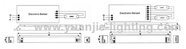 electronic ballast plc 18w lamp, ballast for energy saving lamp