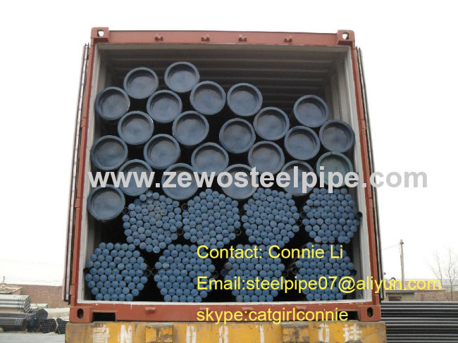 black steel seamless pipes sch40 astm A106