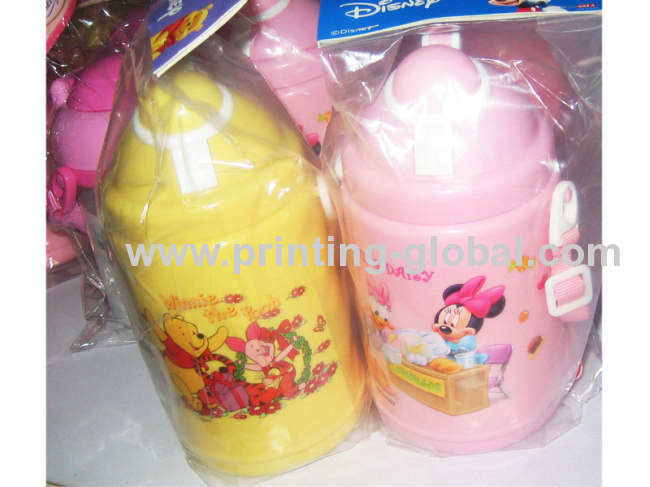 Walt Disney Kids Water Bottles Students Pots Hot Stamping Printing Films