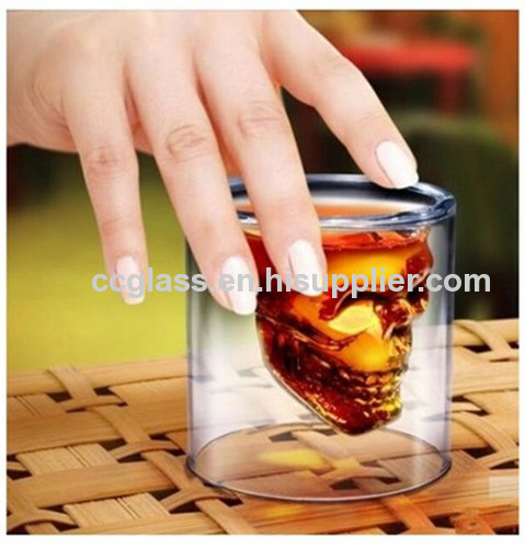 Mouth Blown Borosilicate Double Wall Glass Cups