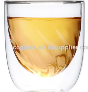 Borosilicate Mouth Blown Double Wall Glass Coffee Cups