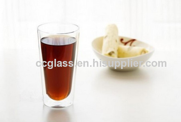 Borosilicate Heat Resistant Double Wall Glass Tea Cups
