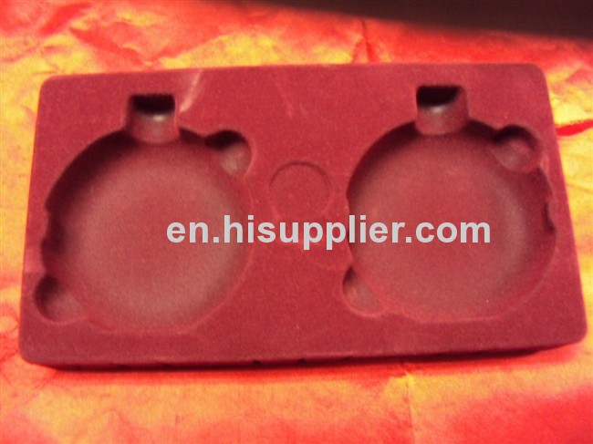 PS flocking tray blister plastic tray for hardware product