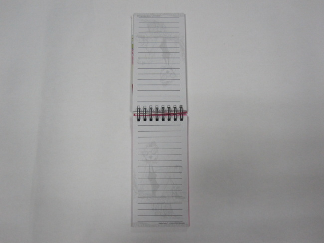 hardcover spiral notepad college ruled