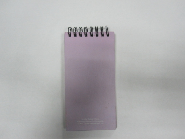 hardcover spiral notepad/stenopad college ruled