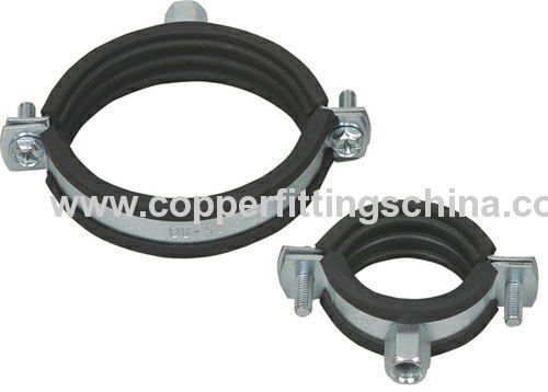 Heavy Duty hose clamp with rubber