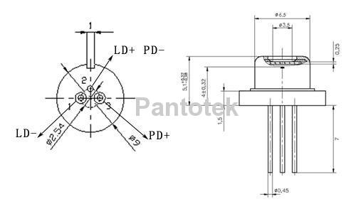 Laser diodes 635nm	5mW 635nm	12mW 