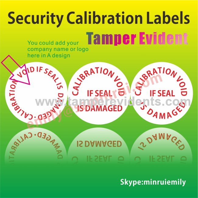 Custom Round Security Calibration Stickers,Round Tamper Evident Calibration Labels,Destructible Calibration Stickers