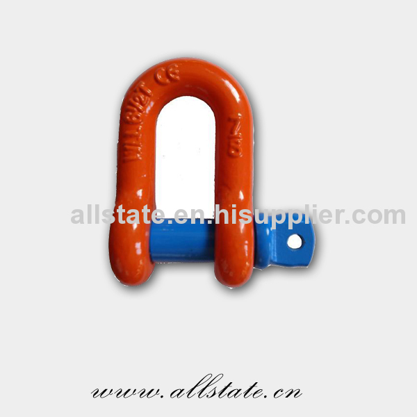 Stainless Steel Screw Pin D Type Chain Shackle