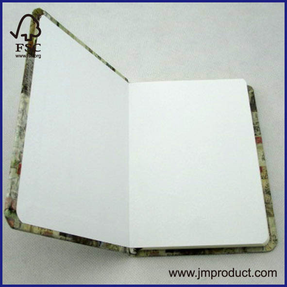 small hard cover note pad