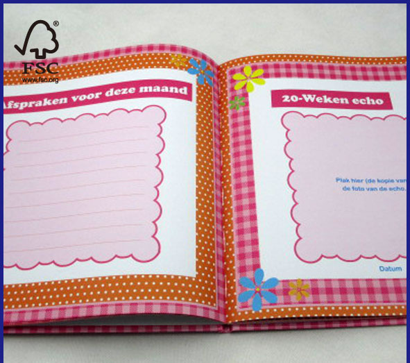 square hard cover scrapbook