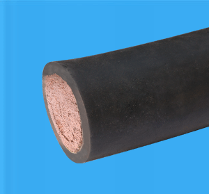 Copper conductor rubber insulated flexible welding cable