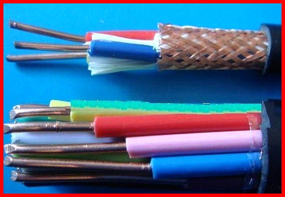 copper conductor XLPE insulated PVC sheathed braiding screened control cable