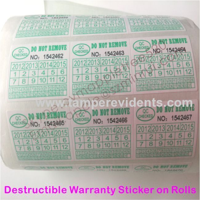 Custom Tamper Evident Security Labels,Eggshell Tamper Proof Stickers,Ultra Destructible Vinyl QC Checked Labels