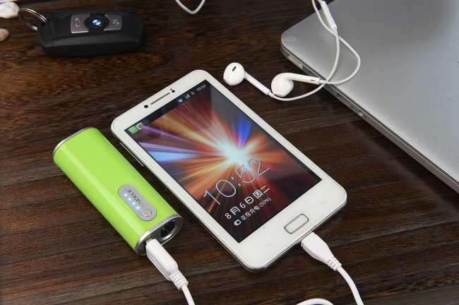 portable colorful power bank