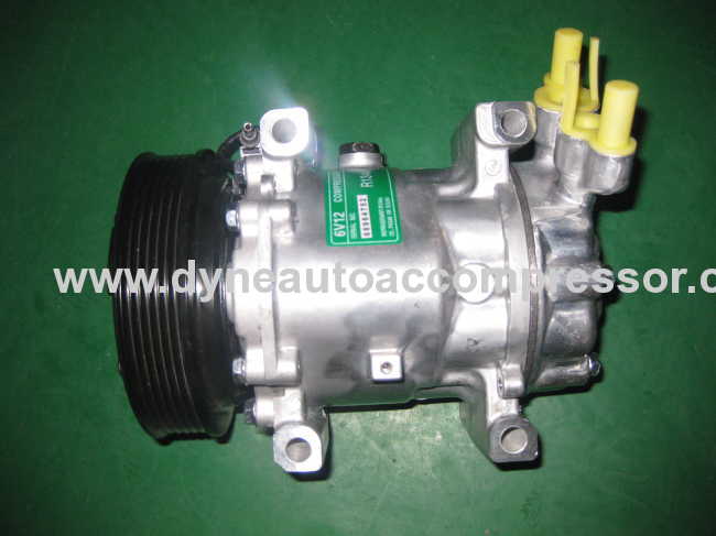 Auto air conditioner compressors for sanden 6V12 SL1428AF RENAULT CLIO 2 125mm PV6