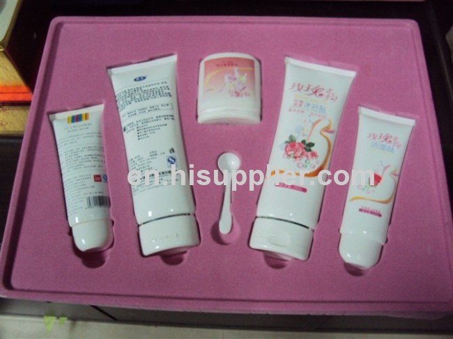 cosmetic package of plastic bag