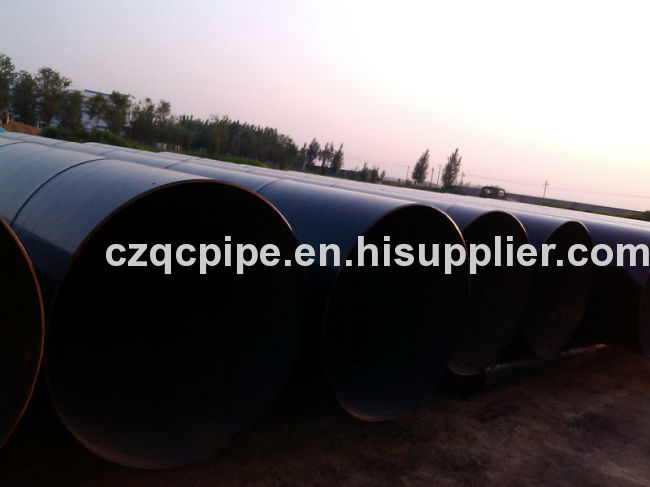 Spiral welded steel pipe