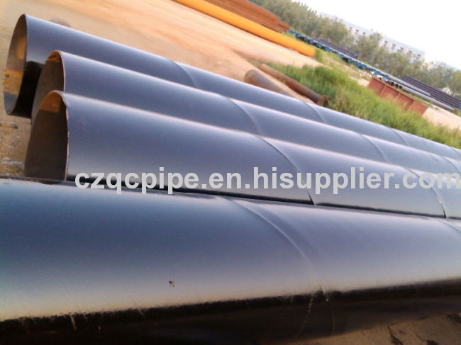 Spiral welded steel pipe