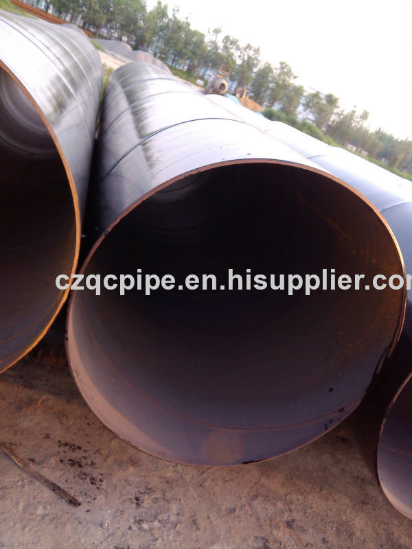 Spiral welded steel pipe