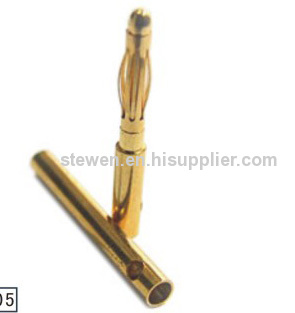 2.0mm gold plated long banana plug 