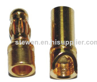 3.5MM edgegold plated banana plug 