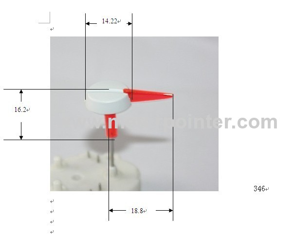 general stepper motor pointer