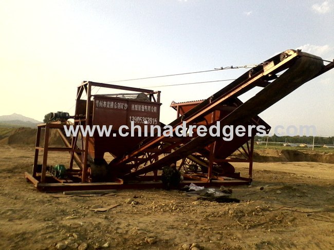 China large capacity sand sieving machine