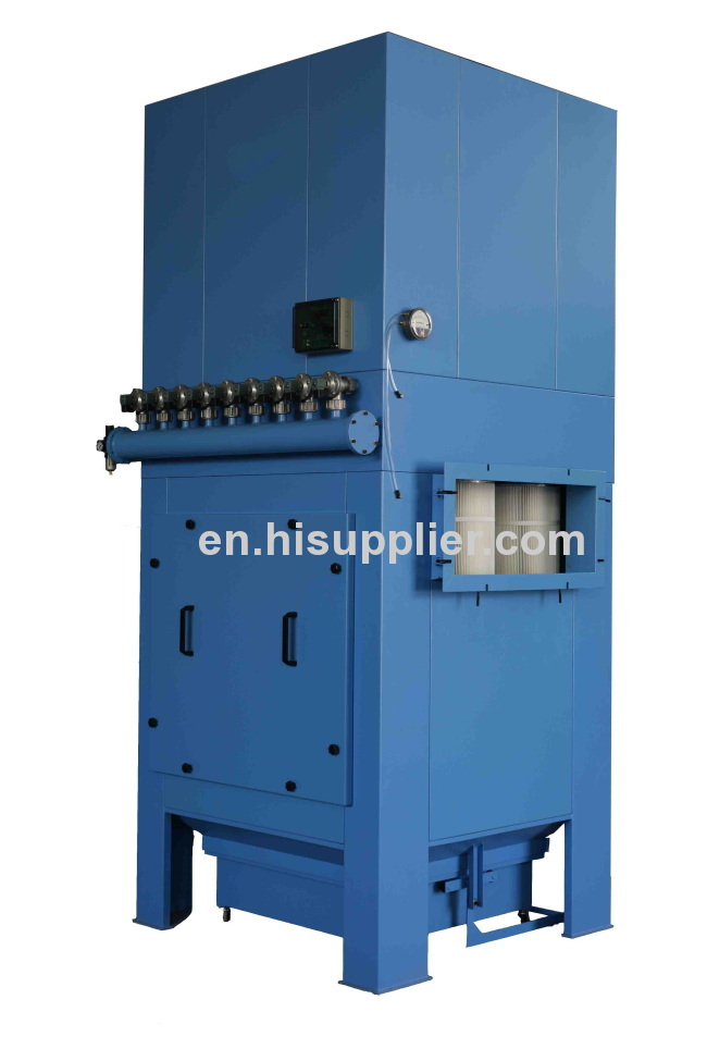 Cyclone after filter powder recovery system of spray paint booth 