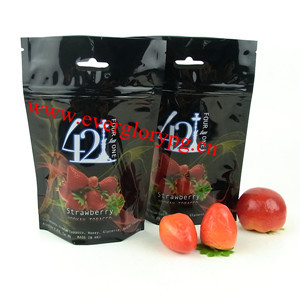 stand up ziplock fruit jelly packaging