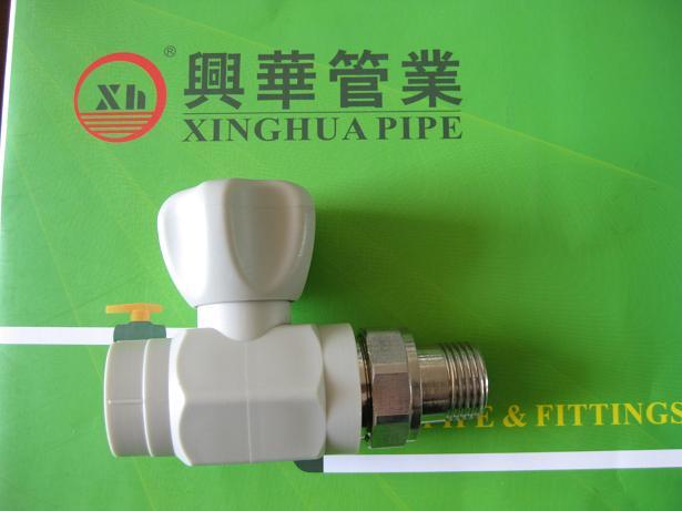 2013 popular PPRC Male Straight radiator Valves from China