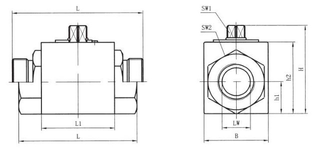  KHB-NPTSeries High Pressure Ball Valve