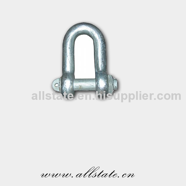 Round Pin Anchor Shackle For Pipe Connect