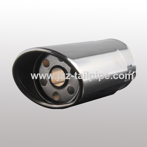Stainless steel universal carbon black automobile tailpipe