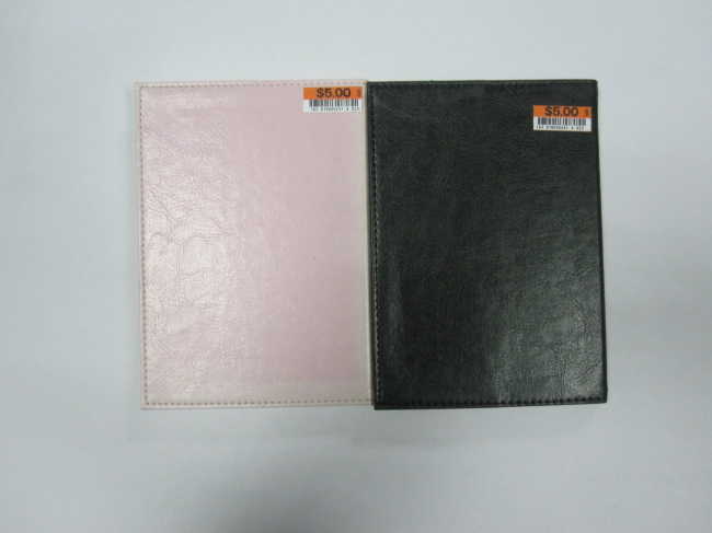 leather cover with photo frame weekly/monthly planner