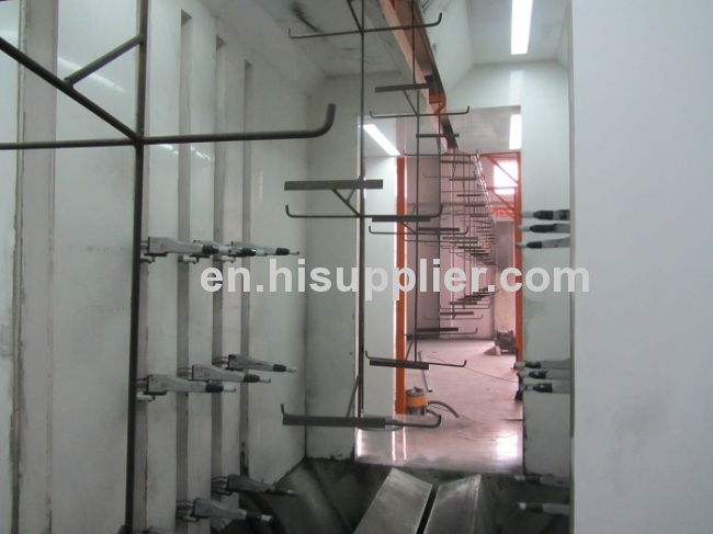 easy operate powder coating spray booths