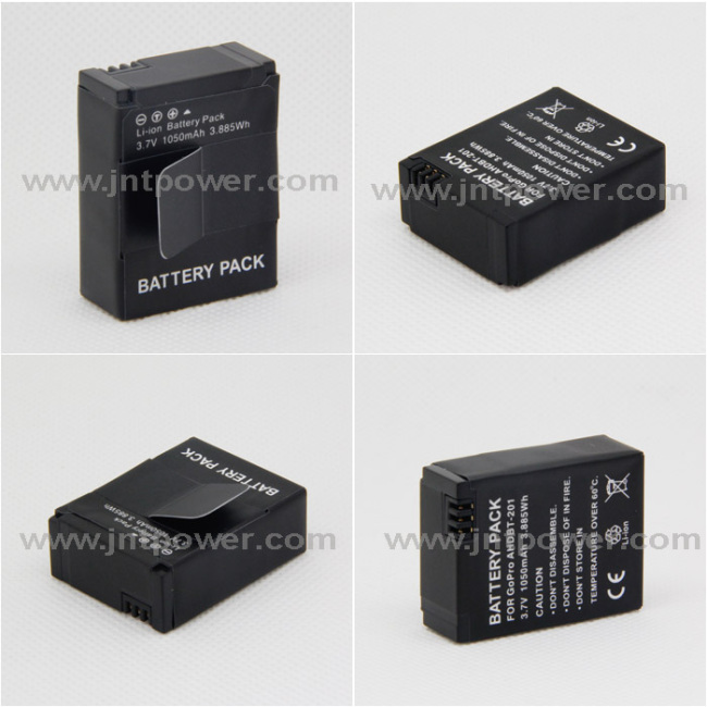 for Gopro Camera Battery AHDBT-201 AHDBT-301