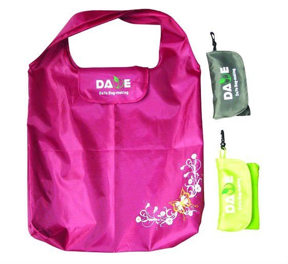 nylon messenger foldable shopping bags 