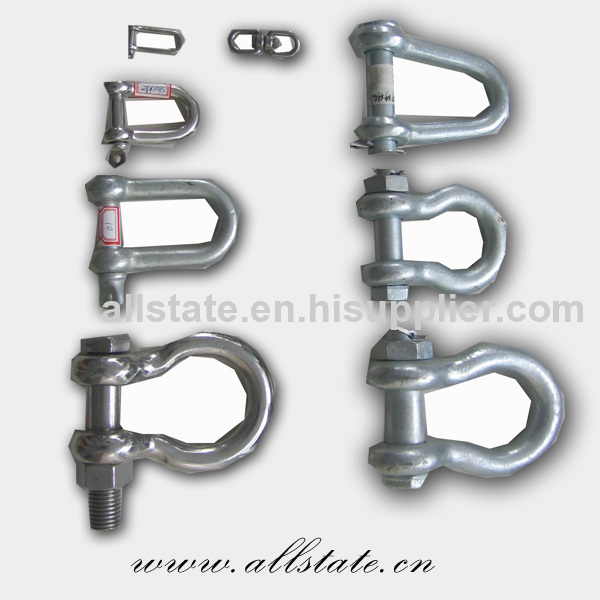 Stainless Steel Screw Pin Bow Shackle