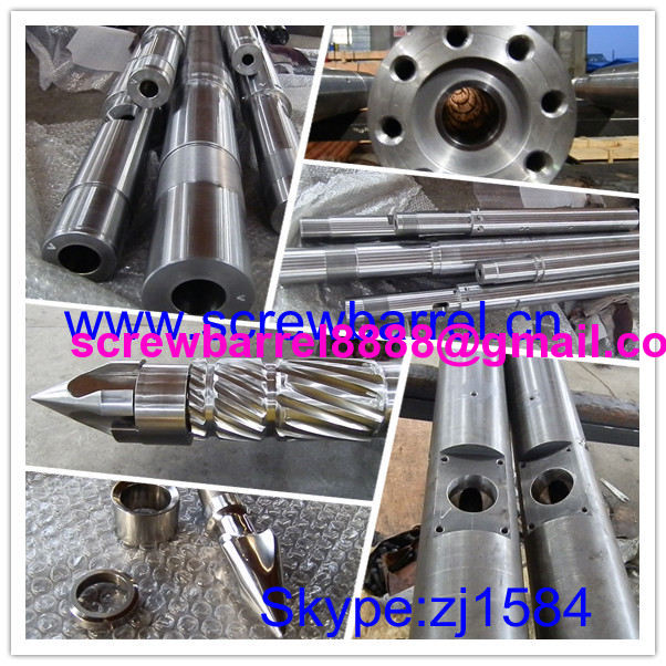 screws and barrels for injection molding