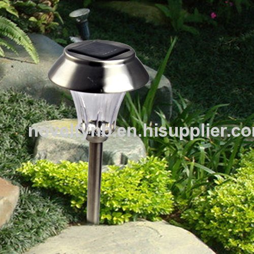 Stainless steel solar garden light