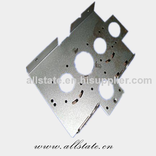 Sheet Metal Part With White Powder Coating Surface